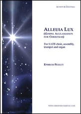 Alleluia Lux - Gospel Acclamation for Christmastide SATB choral sheet music cover